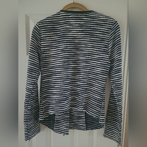 Avec Les Filles Jacket - TweedKnit Faux LeatherTrim - Picture 4 of 8